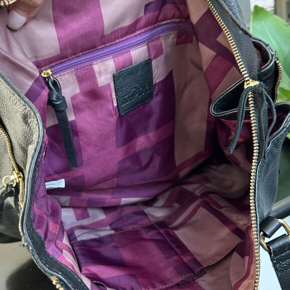 Kooba Genuine Leather  Shoulder Tote Bag, Soft Pebbled  Multi-Pocket Design - Picture 11 of 11